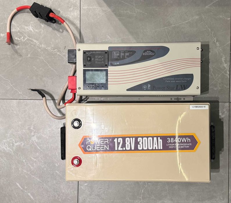 Інвертор Power Star LW 3000W + Акумулятор Power Queen LiFePO4 300Ah