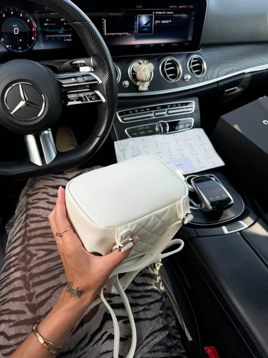 РЮКЗАК‼️Chanel Mini Backpack White Lambskin / женский рюкзак Шанель