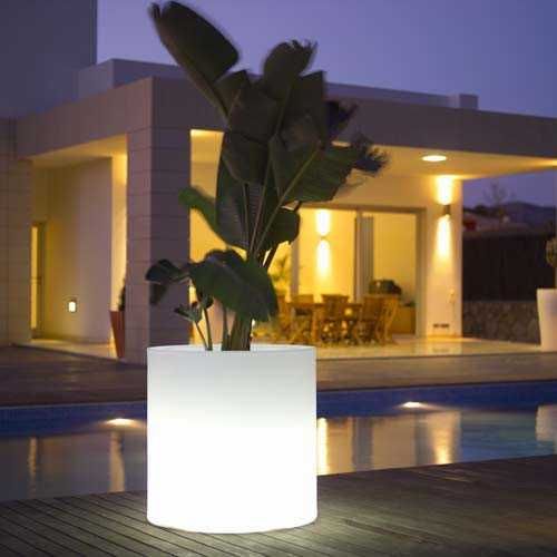 Vasos com iluminação rgb