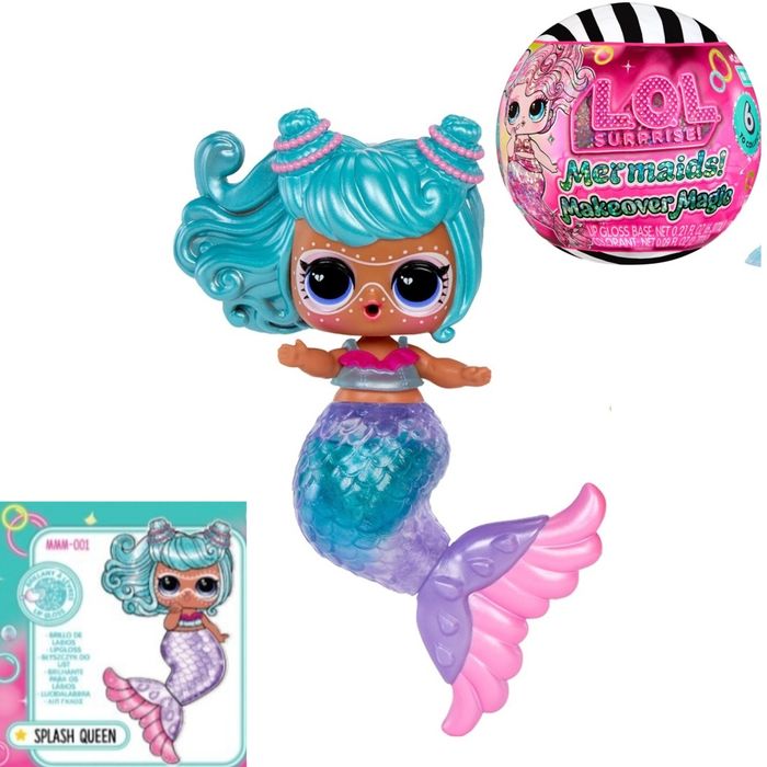 Lol surprise mermaids makeover magic color change лялька лол русалоньк