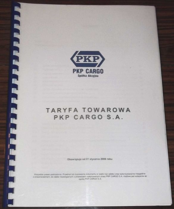 Taryfa towarowa PKP Cargo S. A.