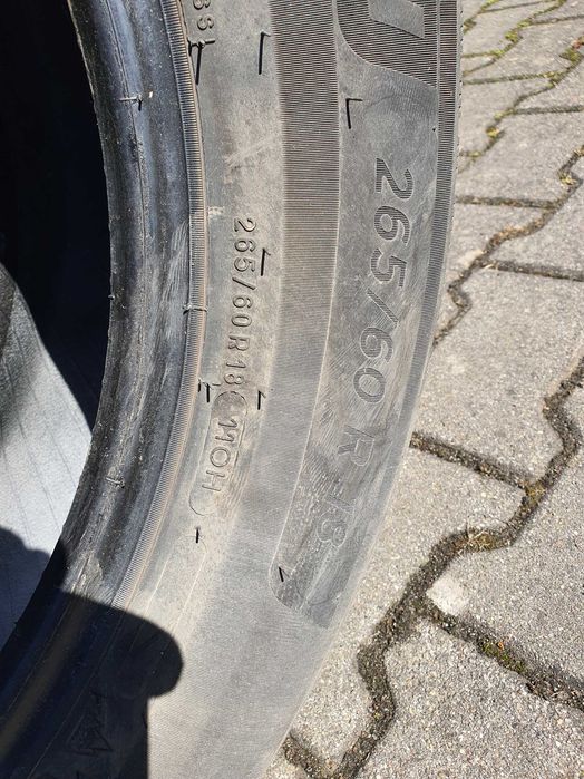 Michelin 265/60 R18 110H – komplet 4 szt. – bieżnik ~5,5 mm