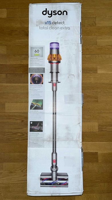 Пылесос Dyson V15 Detect Total Clean Extra NEW (10 насадок)