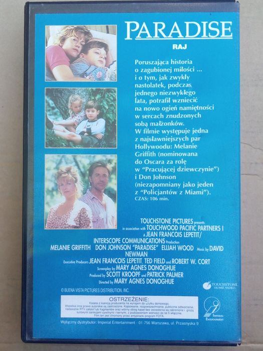 VHS „Piętno Mordercy” (Criminal Behavior) – Farrah Fawcett – oryginał