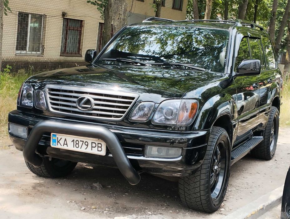Lexus LX470 чёрный газ бензин