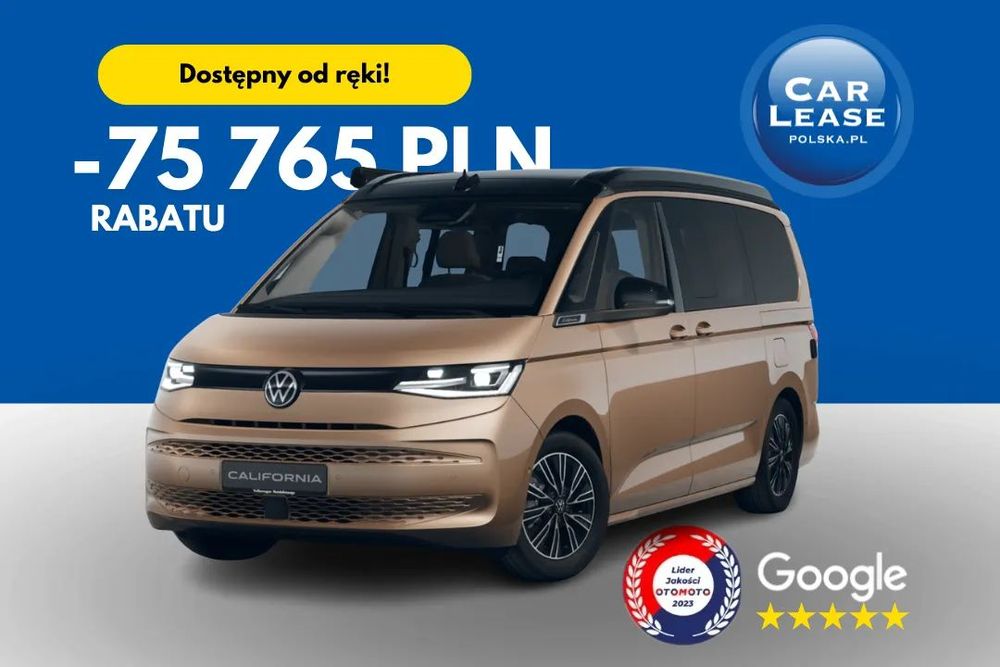 Volkswagen California T7 Coast • Pakiet TOP • Climatronic • Ogrzewanie postojowe