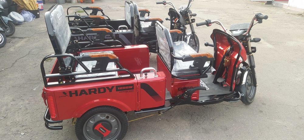 Трицикл вантажо-пасажирський Corso HARDY 1200W, 60V/38Ah