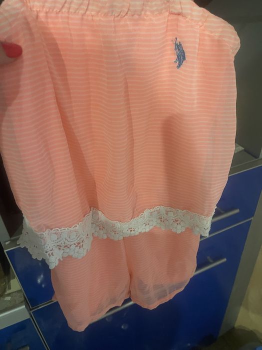 Продам летний сдельный комбез/ромпер для девочки Polo Поло Оригинал