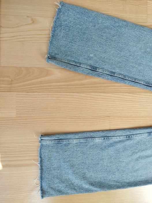 Spodnie szerokie jeansowe Sinsay rozmiar S.