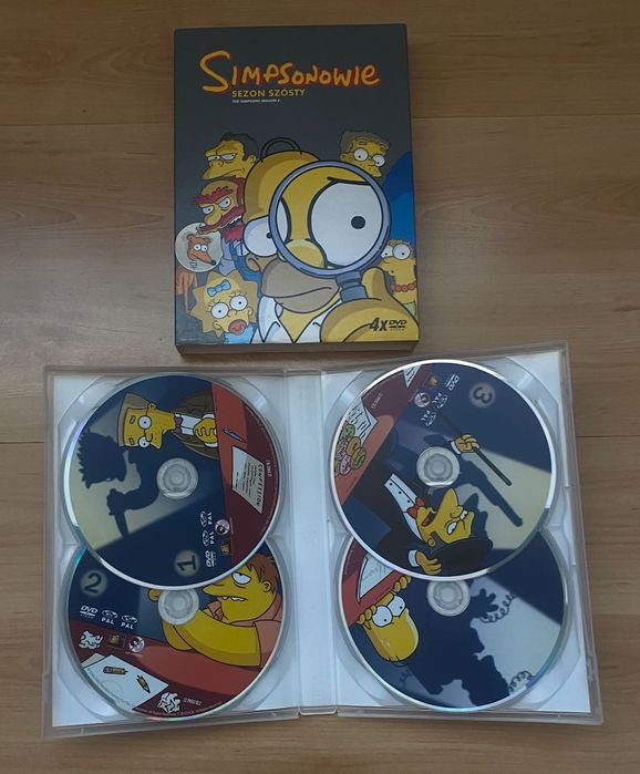 „SIMPSONOWIE” – komplet 10 sezonów na DVD, stan b. dobry