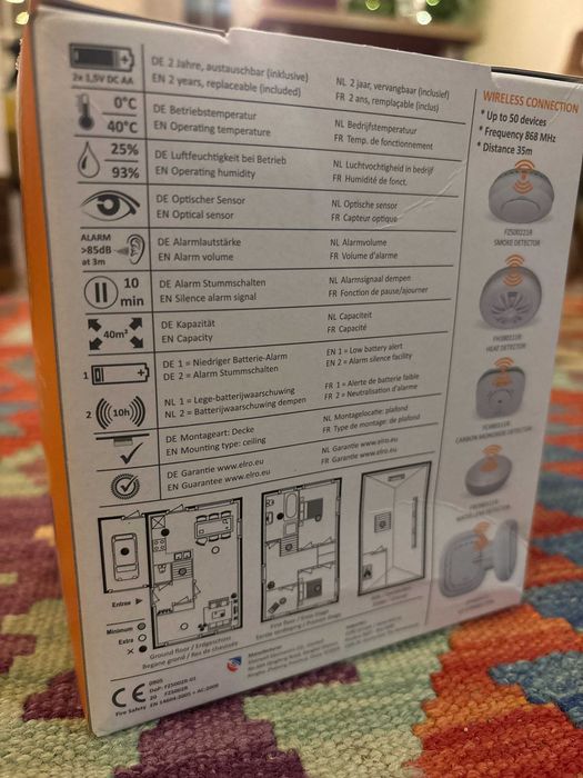 Smoke Detector (Detector de Fumaça) ELRO FZ5002R