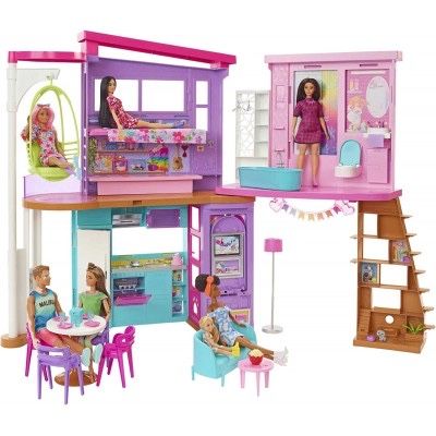 Будиночок дім Барбі Barbie Malibu Vacation House Playset HCD50