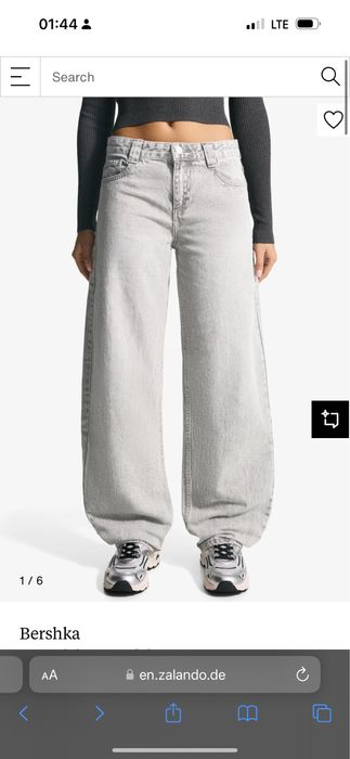 Balloon Mom Jeans Bershka Zalando Bershka Wide Balloon Baggy Jeans