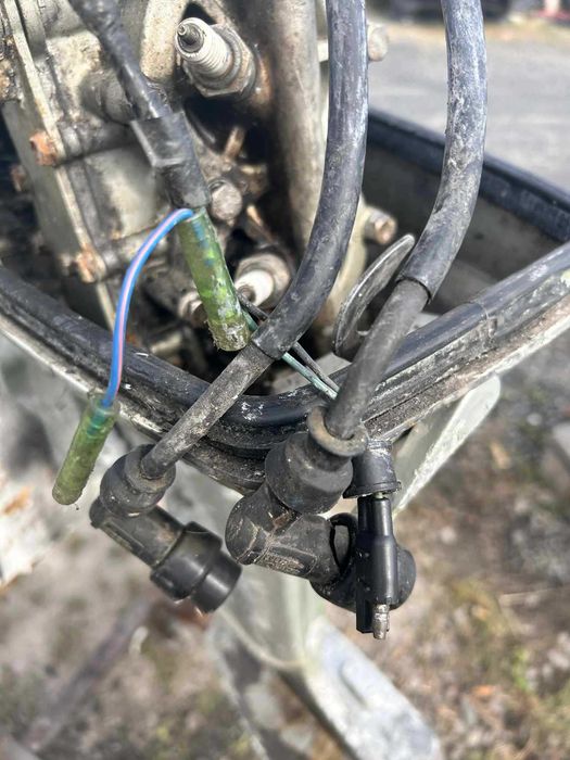 Suzuki 15KM spodzina bez śruby, rumpel, gaźnik