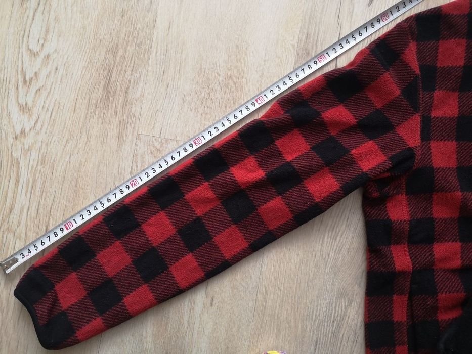 Polar męski w kratę Uniqlo rozmiar S