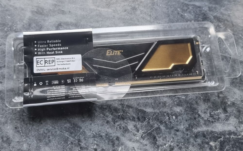 Memória RAM TeamGroup Elite Plus 16GB Garantia VITALICIA Selado