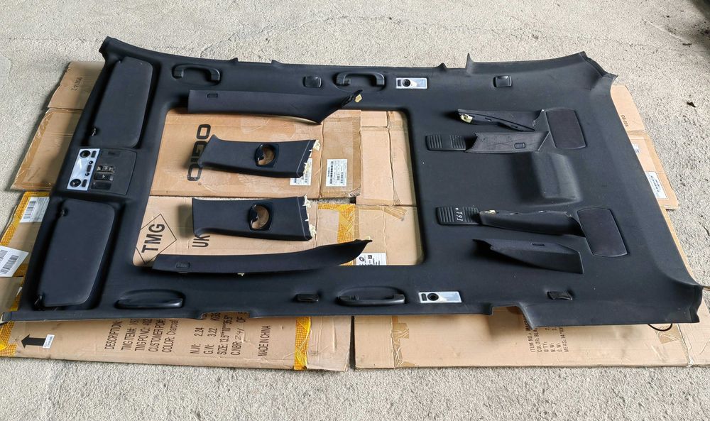 Forro do teto e acessórios pack M BMW Serie 5 E61 com teto panorâmico
