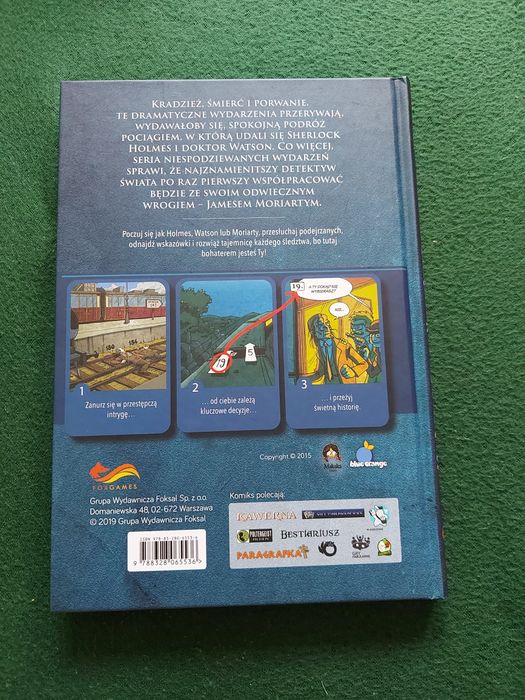 Komiks Sherlock Holmes i Moriarty Konfrontacja