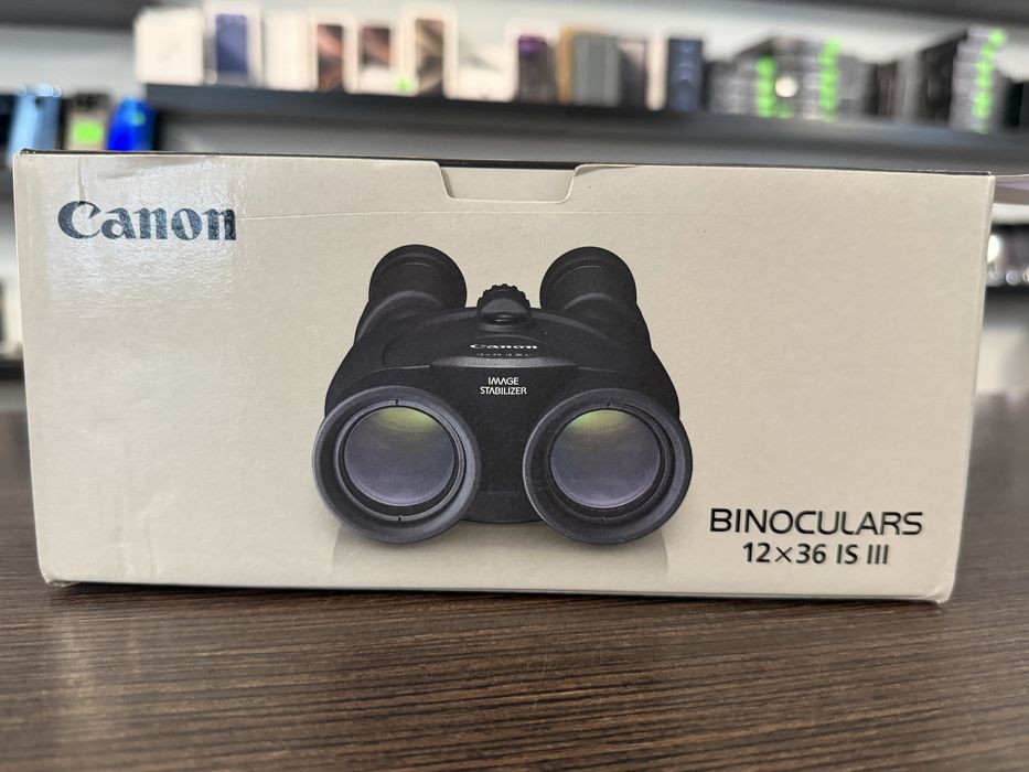 Lornetka ze stabilizacją obrazu CANON 12 x 36 IS III POznań Długa 14