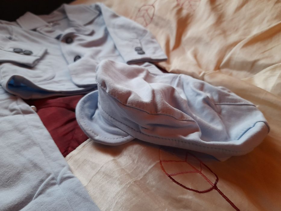 Komplet na chrzest rozm. 74