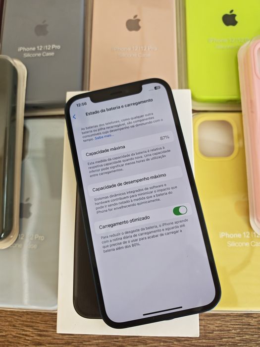 iPhone 12 64GB Azul Bom estado Aceito Retomas