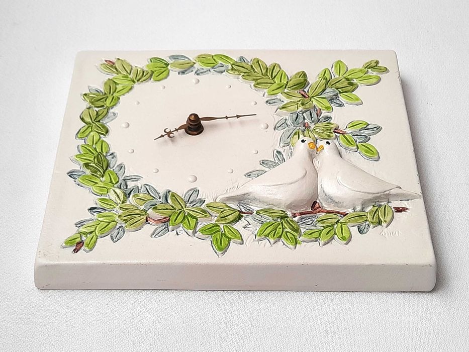 JIE GANTOFTA Zegar kafelek ceramiczny , kafel , obrazek - Szwecja