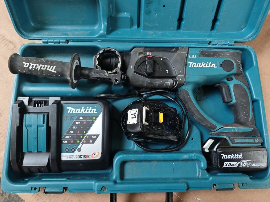 Młotowiertarka Makita dhr202 18v , akumulatorowa super stan , 2x Aku