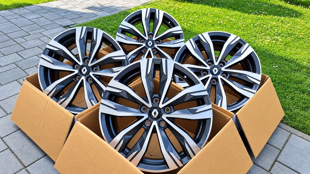 Nowe Alufelgi 5x114,3 R18 Renault Captur II Megane IV Kadjar Talisman Laguna Arkana Nissan Qashqai Juke