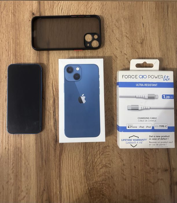 iPhone 13 mini Niebieski 256gb 82% pojemności baterii, stan bardzo dobry