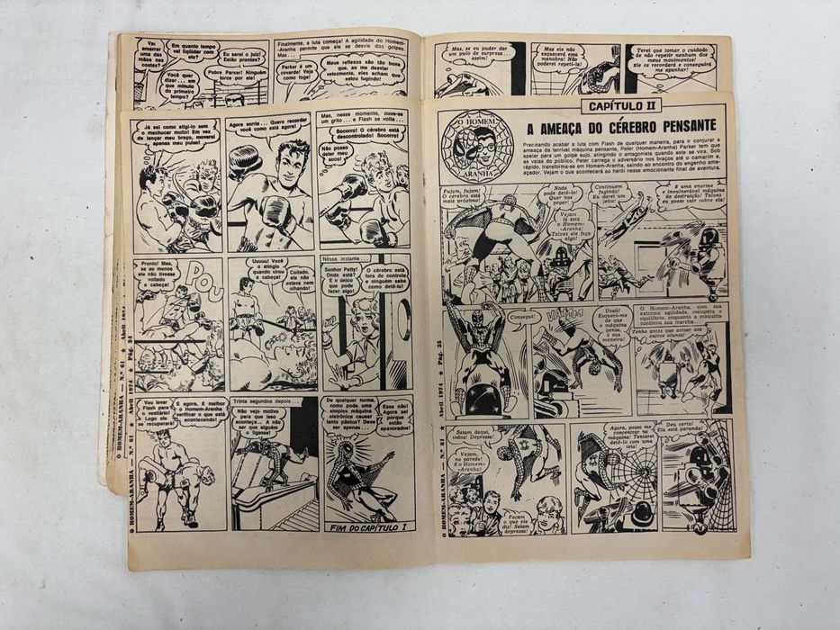Livro BD O Homem Aranha Nº 61