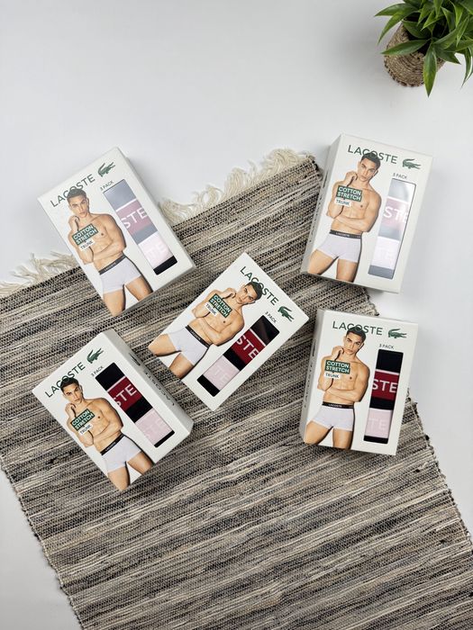 Боксери Труси Lacoste 3-Pack