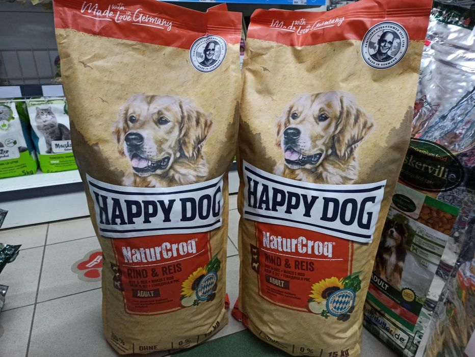 Корм для собак Happy Dog Хеппі Дог • 15 кг • Яловичина з Рисом