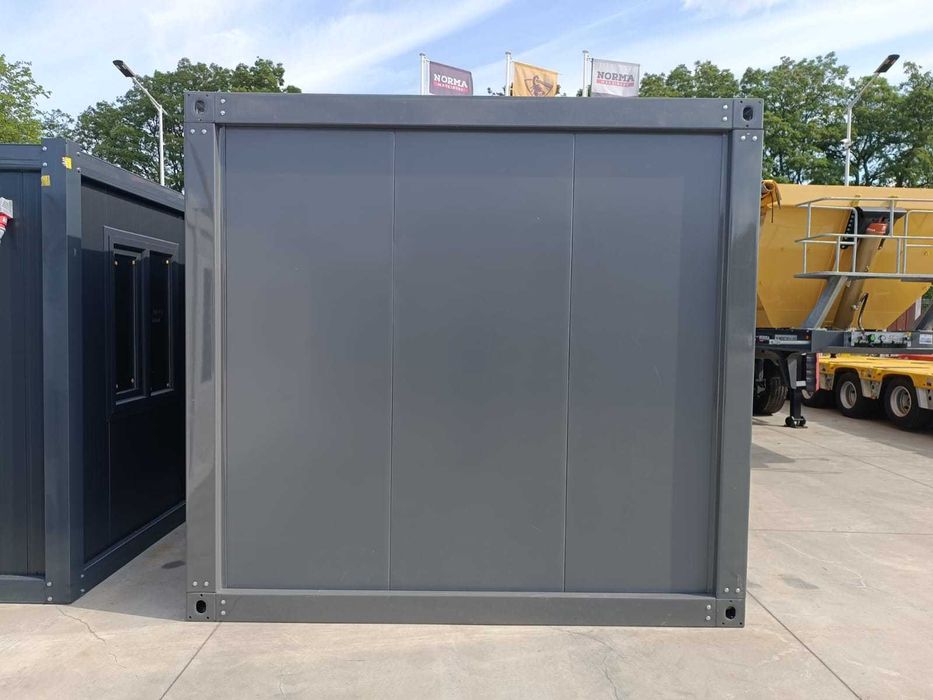 Kontenery antracytowe 6x3m biurowe, budowlane .Solidna rama#2