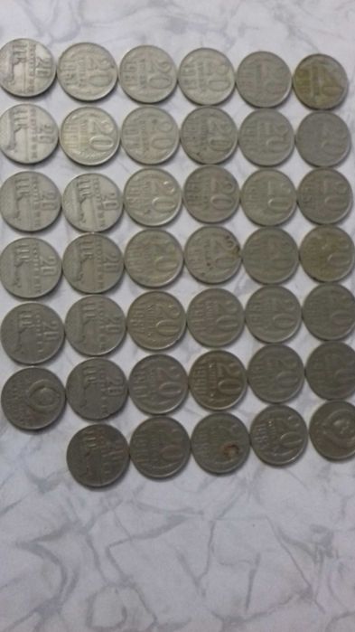 Монеты СССР 1961-1991 г.г. номиналом 1,2,3,5,10,15,20,50 коп