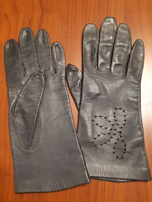 Skórzane rekawiczki damskie