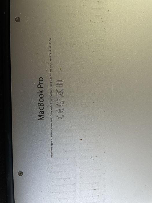MacBook Pro Retina 13" Mid 2014 | 16GB RAM | 256GB SSD