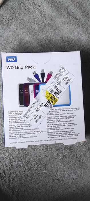 Чохол-бампер Western Digital Grip Pack для зовнішніх HDD 2.5" WD My Passport Ultra 1TB Sky (WDBZBY0000NBL-EASN)