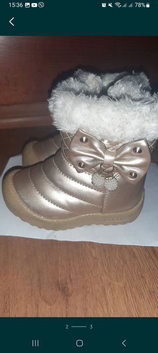 Чоботи для дівчинки 23 розмір