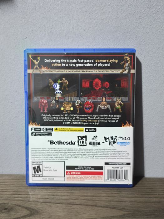 Doom I + Doom II PS5 (RARO)