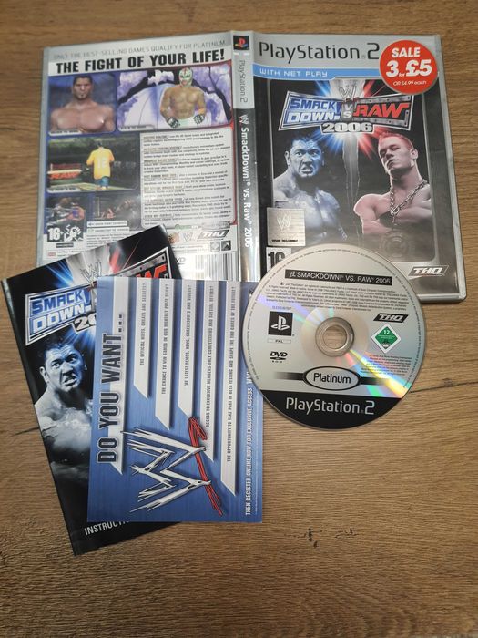 PS2 WWF SmackDown! vs. Raw 2006 Angielska