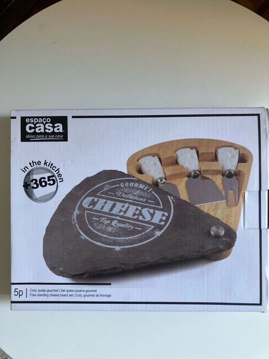 Conjunto de queijo groumet novo nunca usado