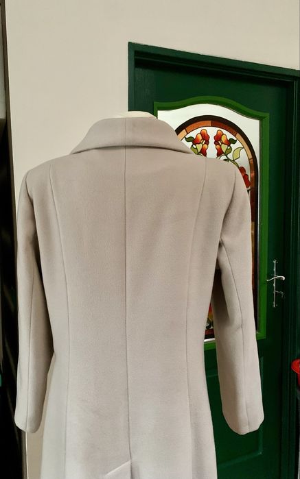 Plaszcz damski Jean Boisson rozm 46 - 35% welna - jak NOWY