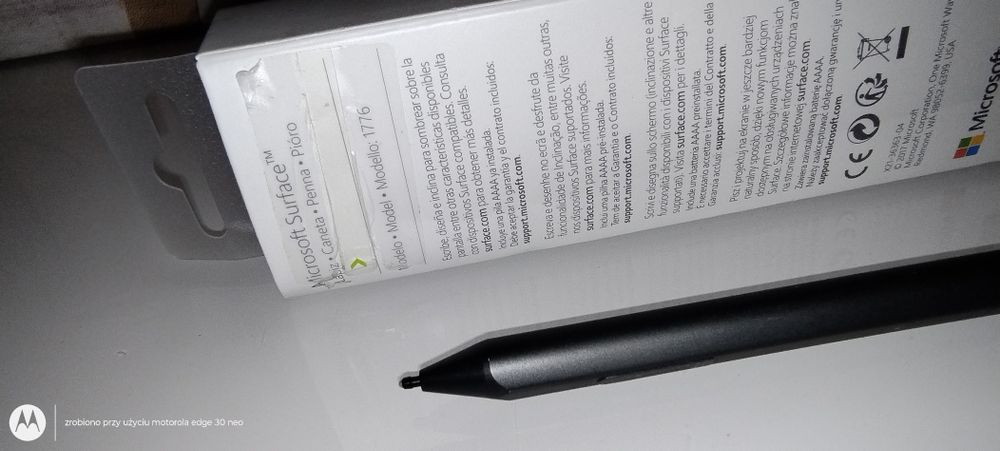 Rysik pióro Microsoft Surface 1776 - używane super stan