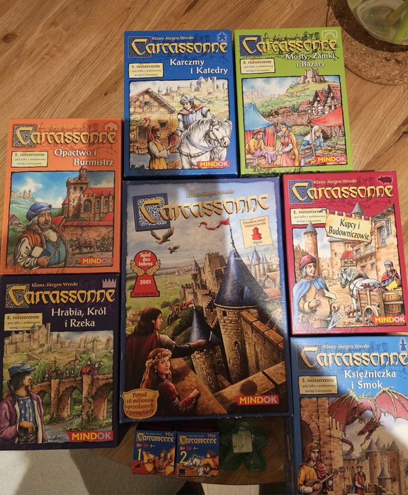 Carcassonne zestaw dodatki