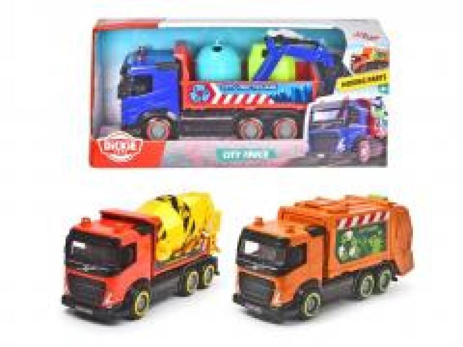 City Pojazdy miejskie Volvo 23cm, 3 rodzaje etui kartonowe,