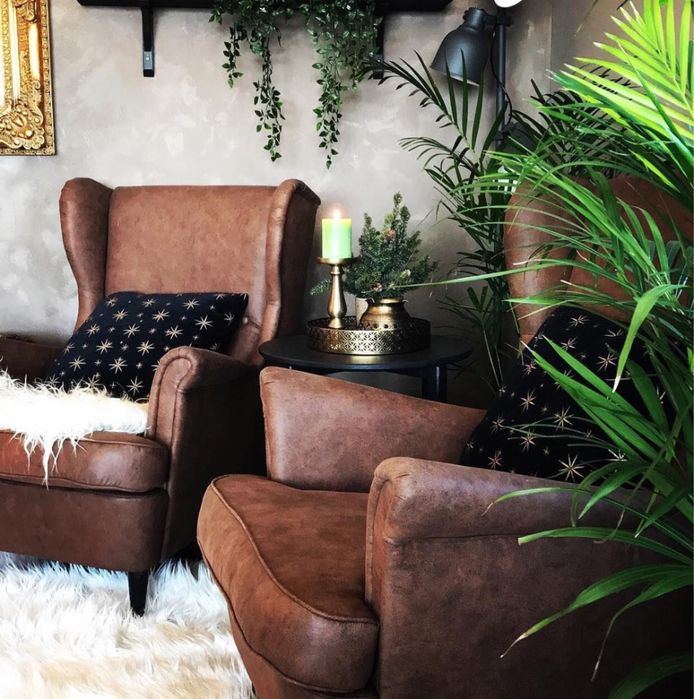 Ikea Strandmon fotel uszak