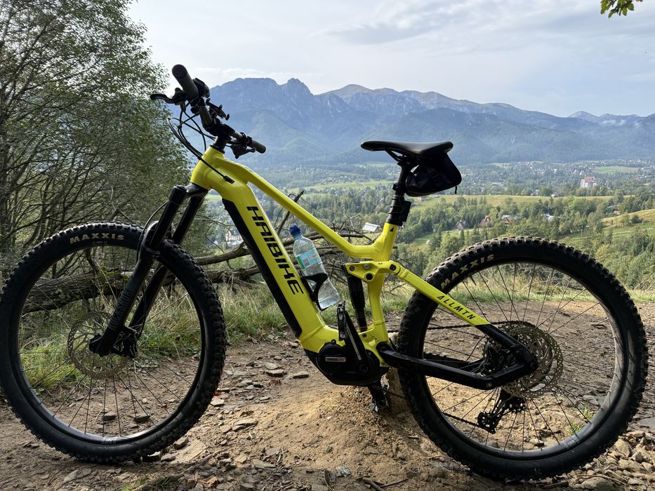 Rezerwacja- Rower elektryczny HAIBIKE AllMtn 3 limonkowy-czarny / Rozmiar ramy: 17,5" / Yamaha PW-X3