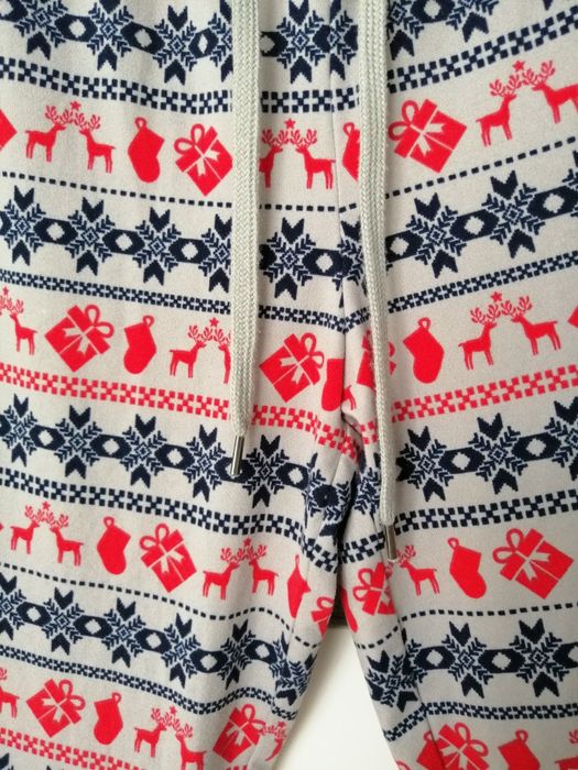 Vero moda spodnie świąteczne piżamowe M