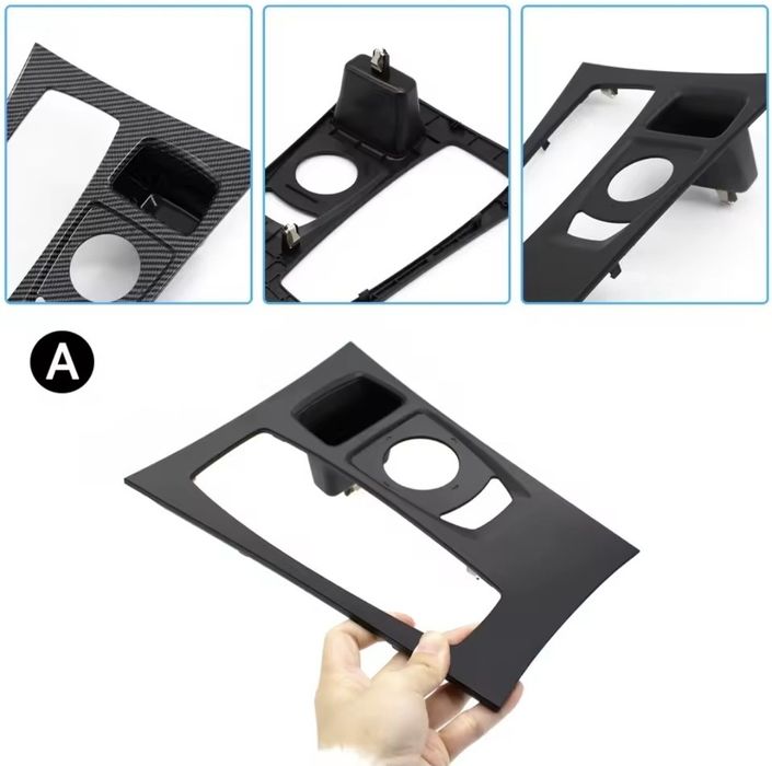 Moldura manete mudanças caixa automática consola central BMW X5 X6 E70