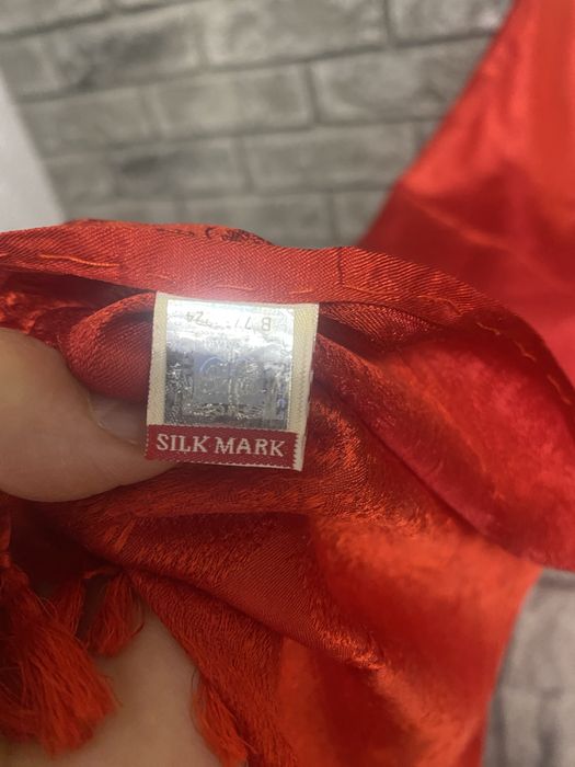 Шовковий шарф silk mark
